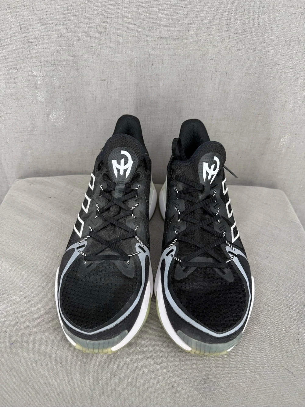 Adidas Mahomes 1 Impact FLX Men's Training Shoes Black White Size 10.5